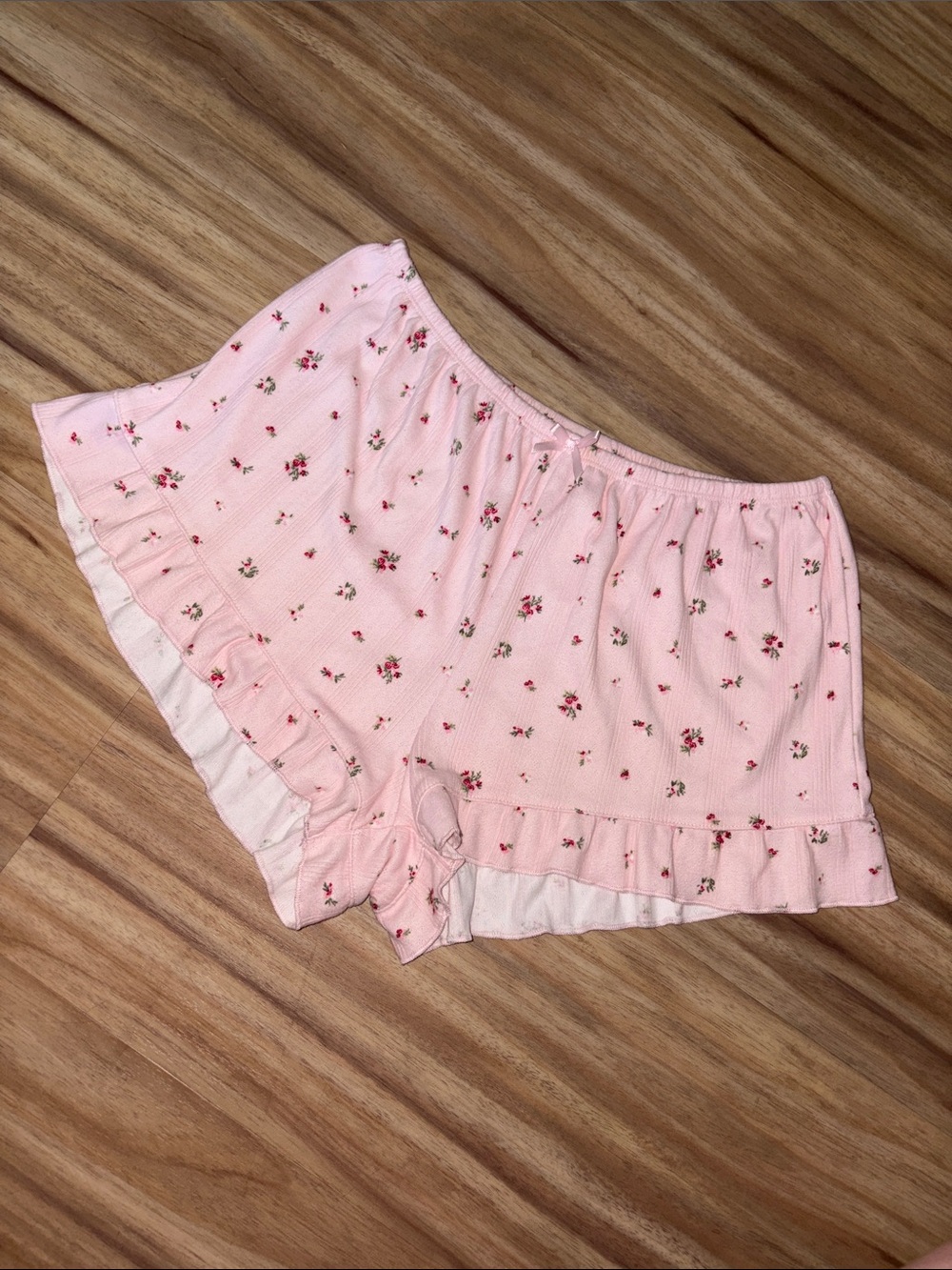 Wild Fable floral ruffle sleep shorts